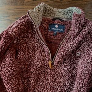 Southern Shirt Purple/ Gray Sherpa